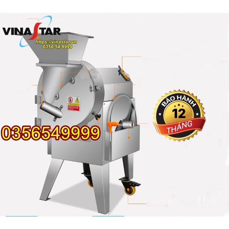 Máy thái rau củ quả đa năng, con chì, lát thái sợi, máy thái hạt lựu công nghiệp cao cấp