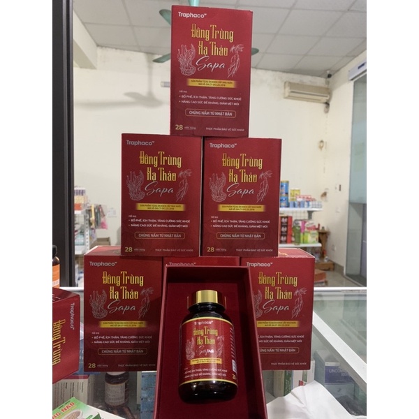 Đông trùng hạ thảo sapa traphaco lọ 28 viên chính hãng