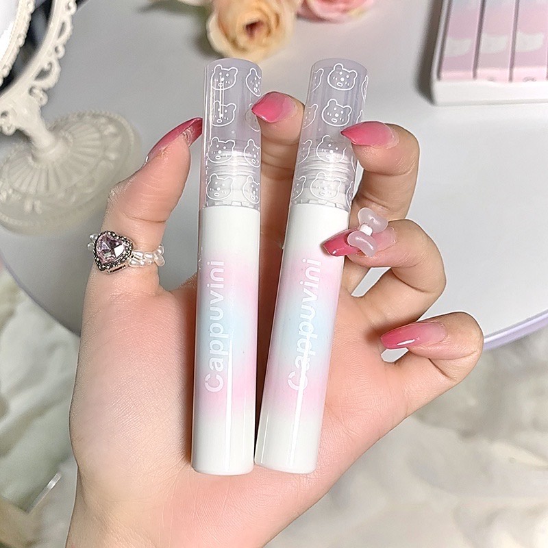 ✨✨Son Kem Hiệu Ứng Gương Ánh Ngọc Trai Màu Trà Sữa Thương Hiệu Cappuvin