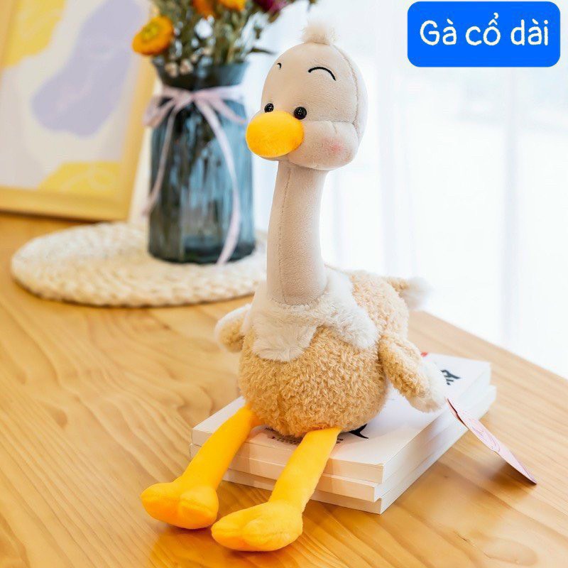 VIT CỔ DÀI mẫu thú nhồi bông siêu cute hàng cao cấp mềm mịn - Gấu 22 GẤU CHO BE