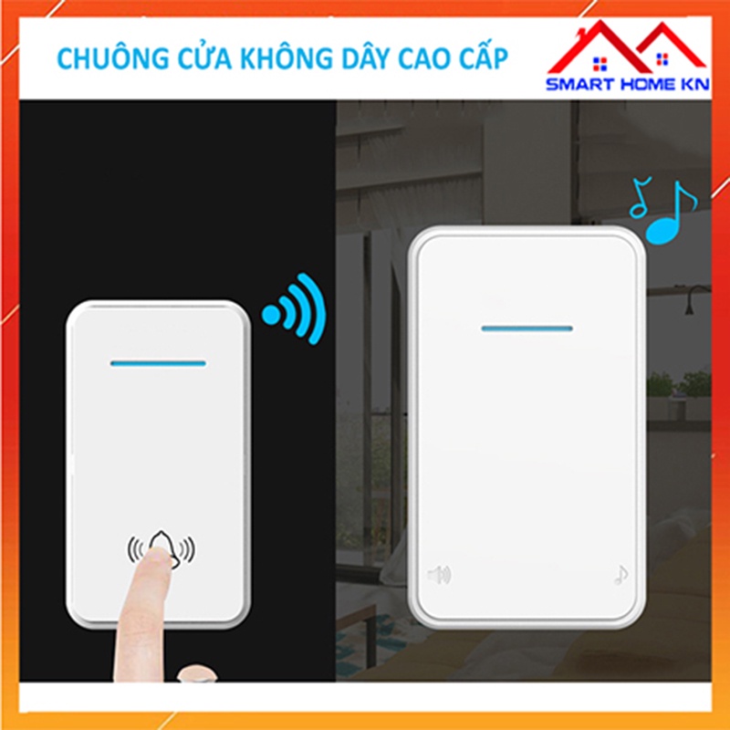 Chuông cửa không dây thông minh cao cấp báo khách A8