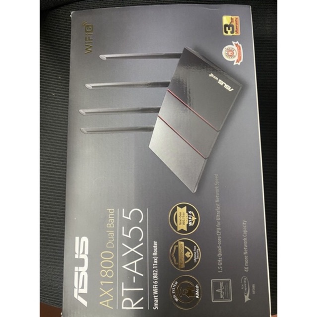 Sale Bộ định tuyến WiFi 6 Asus RT-AX55 Chuẩn AX1800