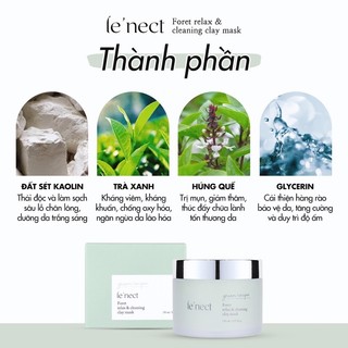Mặt nạ đất sét BB Le'nect Green Recipe Mask