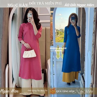 Áo dài cách tân nữ dáng suông tay lỡ tk36