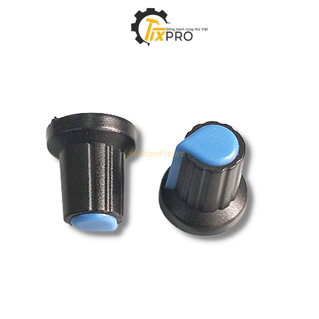 Núm chiết áp nhựa 15x17mm AG2 N1 màu xanh dương