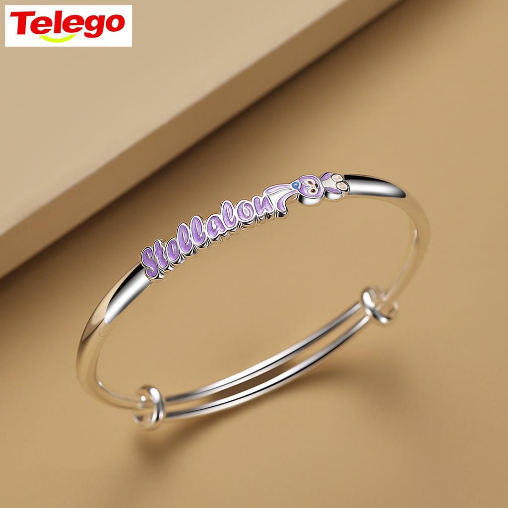 Stella Lou Vòng Tay Bạc 925 Hình Thỏ Stella Có Thể Điều Chỉnh Kích Thước Chất Lượng Cao
