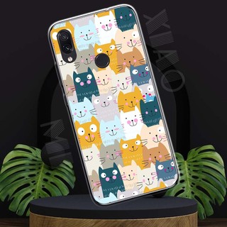 Ốp lưng xiaomi redmi 7, redmi 7a mẫu bst mèo lười tpu