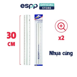 Thước kèm kính phóng đại x2 lần 30cm - helix