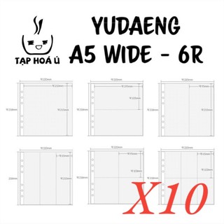 Combo 10 sheet yudaeng cho bìa a5 to - 6 còng