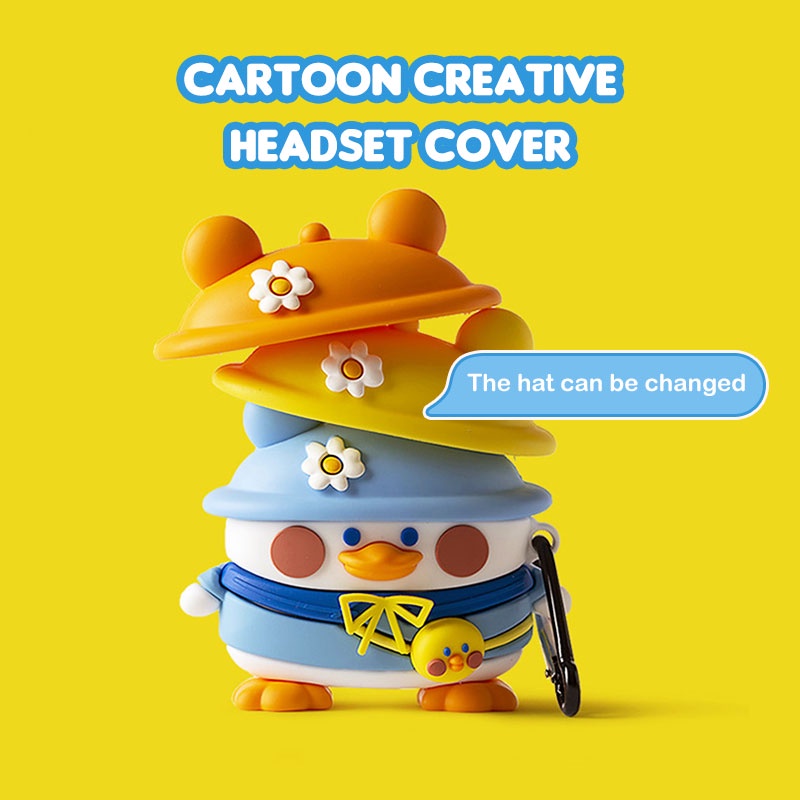 Ốp Inpods Pro 4 Ốp Silicon Tai Nghe Bluetooth Không Dây Ốp Tai Nghe Hoạt Hình 3d Dễ Thương VN