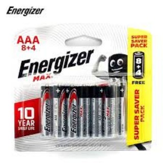 Pin AAA Energizer Alkaline Max - Pin Tiểu E92 Vỉ 8 + 4