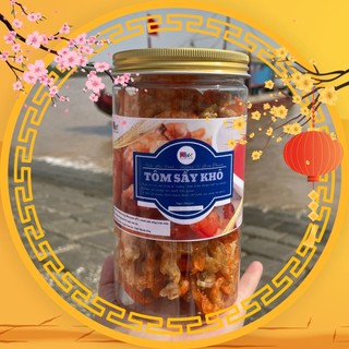 Tôm biển sấy khô, tôm khô tự nhiên loại đặc biệt, tươi sạch ngon - Hộp 330gr
