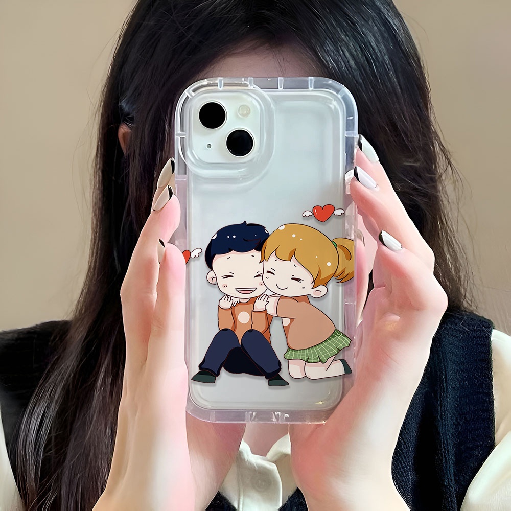 Ốp Điện Thoại In Hình Bé Trai Bé Gái Cho iphone 14promax 11 13 12 7Plus 6 6s XR X XS Max