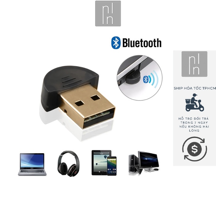 USB Bluetooth Máy Tính CSR Dongle Plug And Play Tạo Công Nghệ Bluetooth Cho Máy Tính Laptop