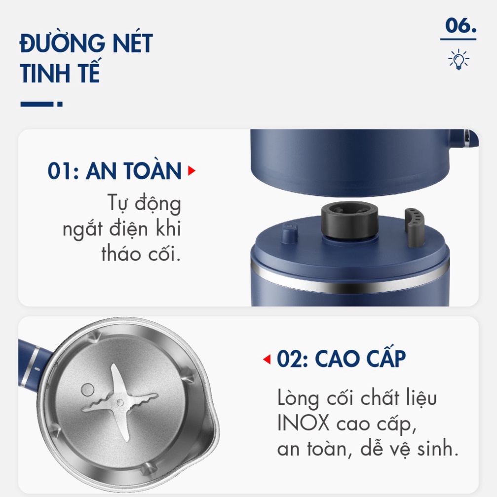 Máy Làm Sữa Hạt Mini DINGO DCB600 Chính Hãng - Thương Hiệu Mỹ