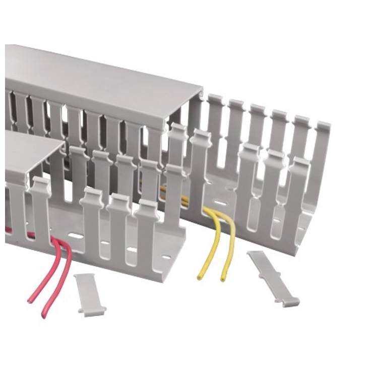 Máng ghen răng lược (Slotted Wire Duct with Snap-On Cover)