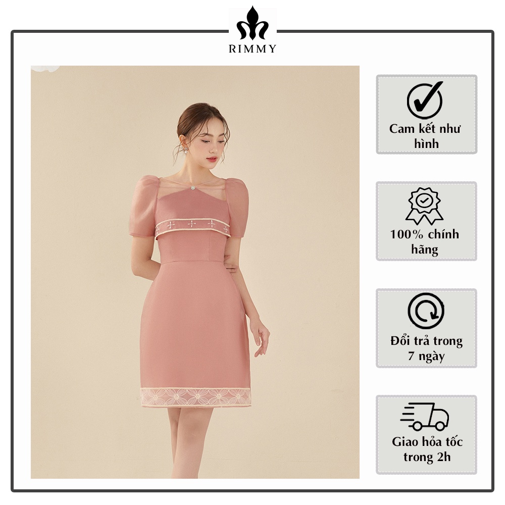 Đầm dự tiêc Kaylin Dress Rimmy thiết kế cổ cách điệu phối dây thanh thoát