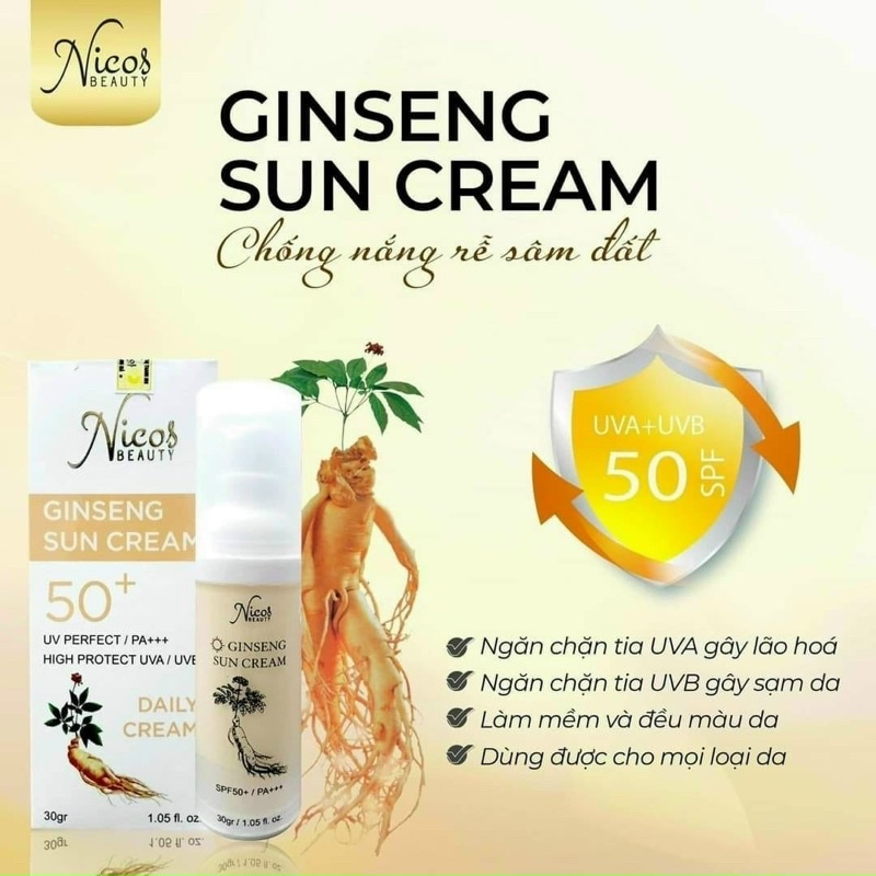 Kem chống nắng Nicos chính hãng