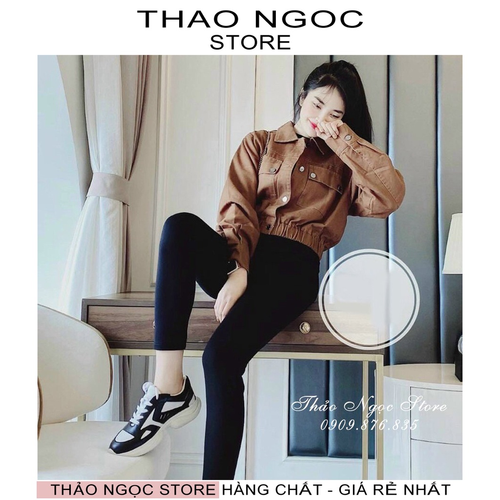 Áo khoác kaki 2 túi form lửng