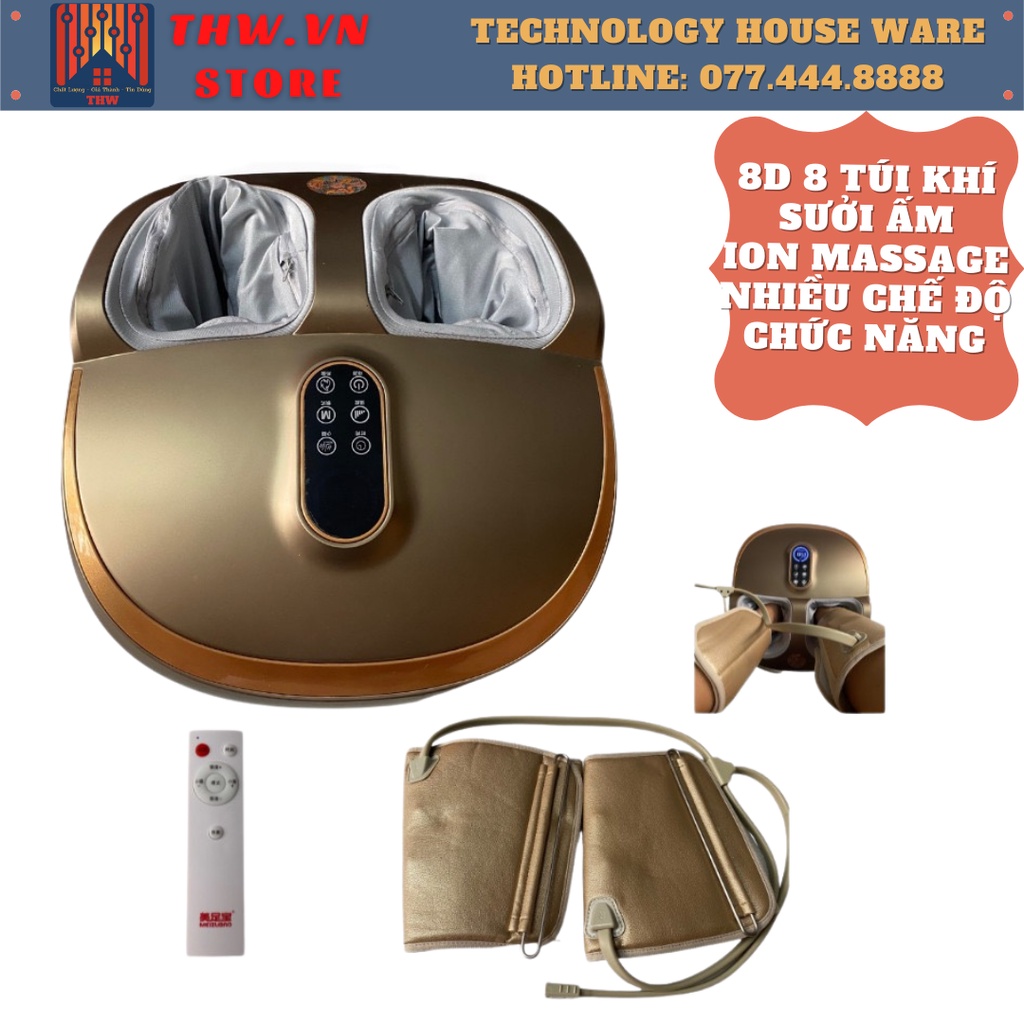 | THW | Máy massage bấm huyệt. mát xa chân 360 độ với nhiệt độ ấm chân.