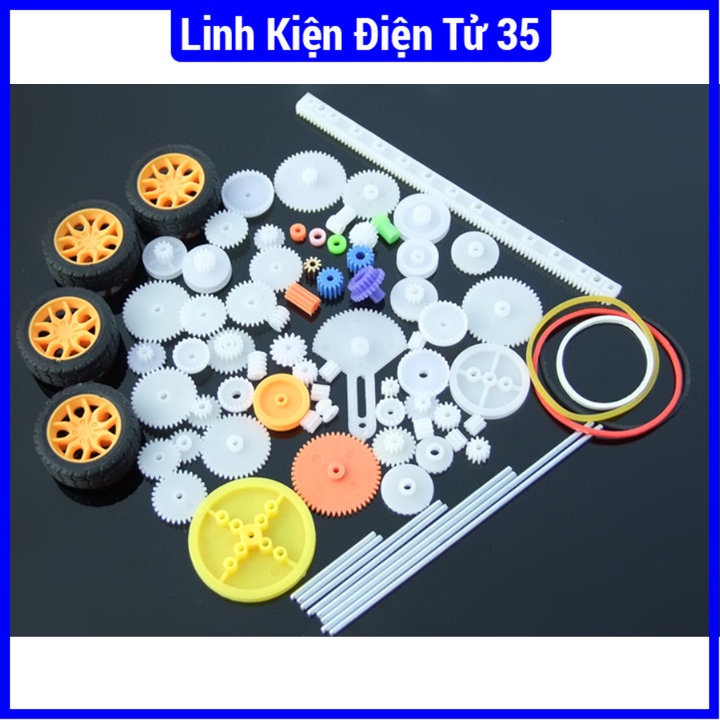 Bộ sản phẩm  bánh răng nhựa 78 chi tiết đa dạng, thông minh, chất lượng