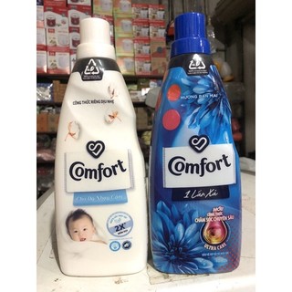 nước xả vải comfort chai 800ml cho da nhảy cảm,hương ban mai