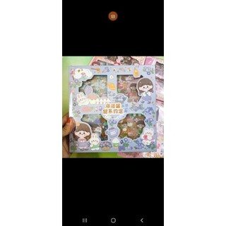 Set 100 sticker hình dán. có set lẽ 20 tờ