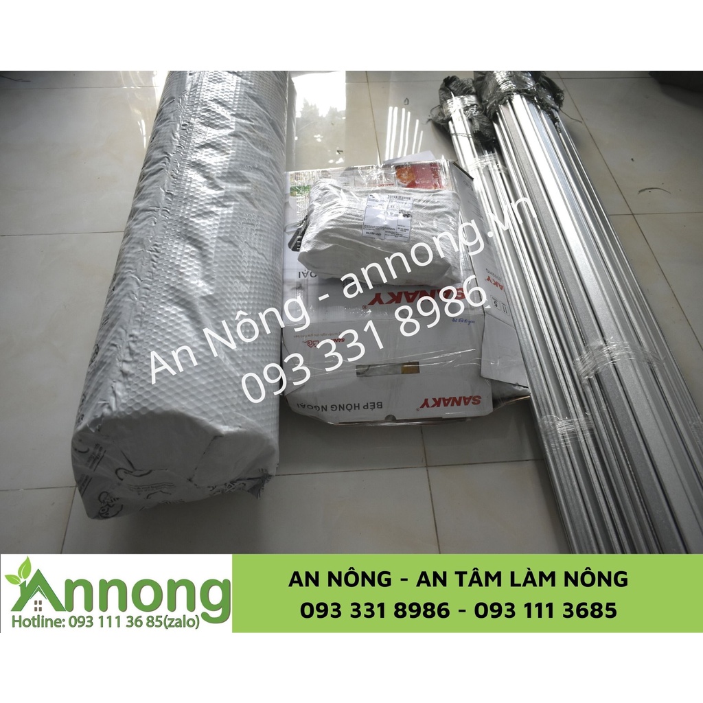 Combo 10m Thanh Nẹp Ziczac Gài Nhà Kính, Lưới Che Nắng