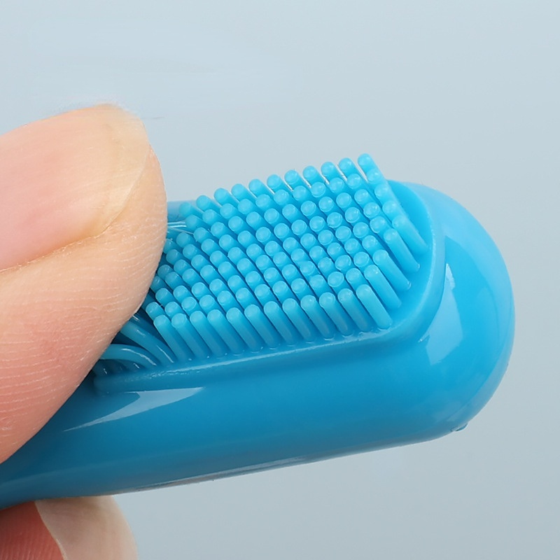 Bàn Chải Đánh Răng Đeo Ngón Tay Siêu Mềm Cho Thú Cưng Bàn Chải Đánh Răng Trong Suốt Đeo Ngón Tay Cho Thú Cưng