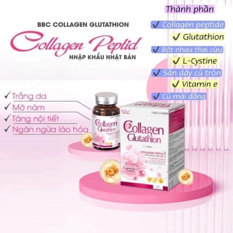 𝐕𝐢𝐞̂𝐧 𝐔𝐨̂́𝐧𝐠 𝐓𝐫𝐚̆́𝐧𝐠 𝐃𝐚 Collagen 𝐆𝐥𝐮𝐭𝐚𝐭𝐡𝐢𝐨𝐧𝐞 BBC