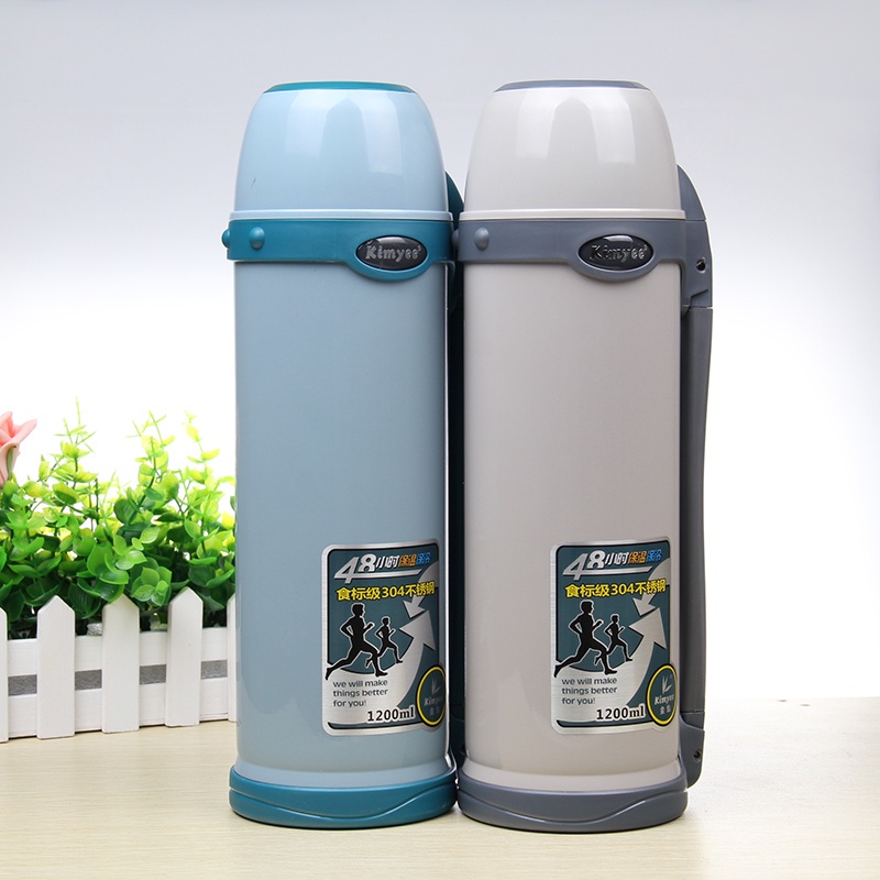 Bình giữ nhiệt mang theo du lịch tiện lợi bình giữ nhiệt ấm đun nước mang trên xe hơi bằng inox 304 dung tích lớn