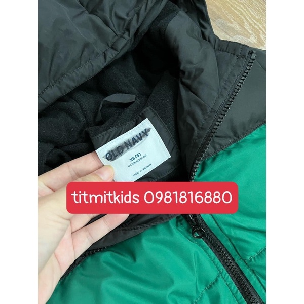 Áo phao bomber bé trai 5-18y