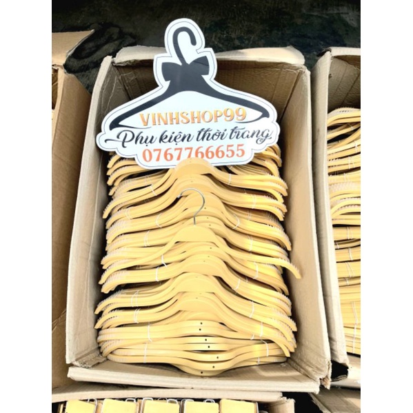 Combo 10 Móc Áo Nhựa Và Gỗ Tre Nữ TQ Vinhshop99