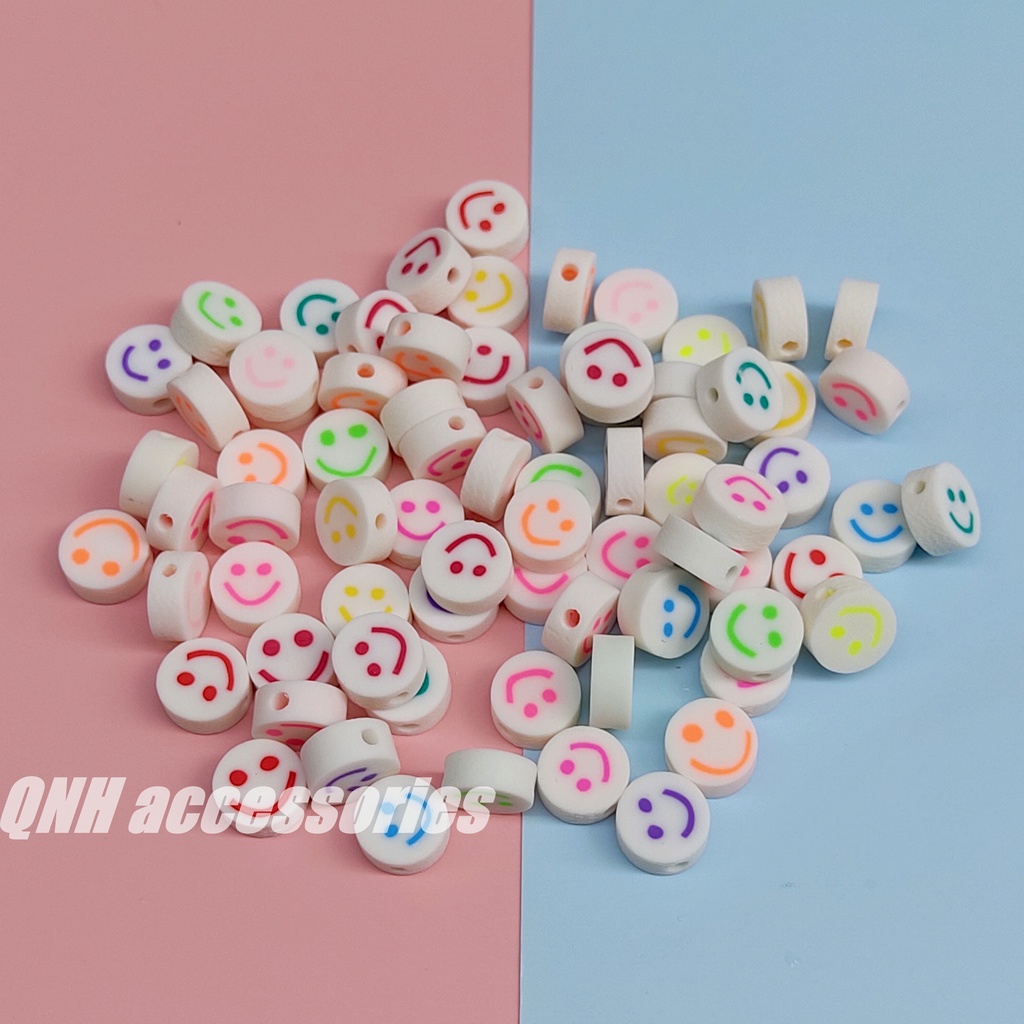 Túi 10/ 50 hạt đất sét nhiều mẫu dùng làm trang sức thủ công DIY