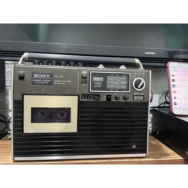Đài Radio Cassette Sony CF-1700
