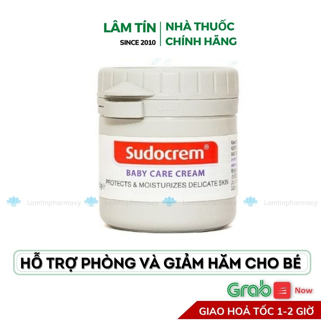 ✅ Kem chống hăm SudoCrem Baby Care Cream hàng chính hãng, Kem hăm hỗ trợ phòng hăm hiệu quả lọ 60g