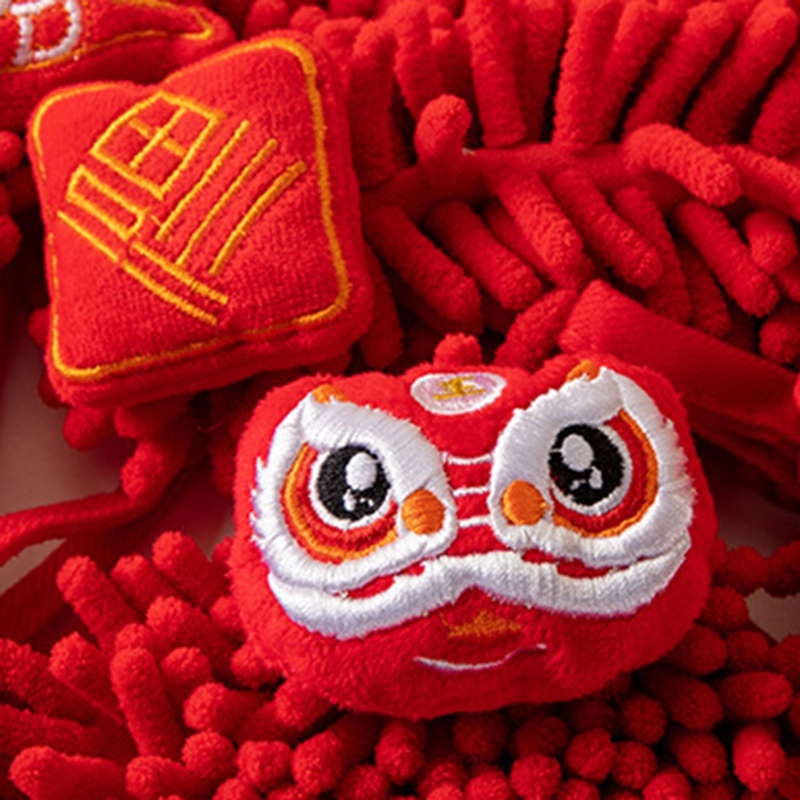 Khăn Lau Tay Dạng Treo Mềm Mại Khô Nhanh Màu Đỏ