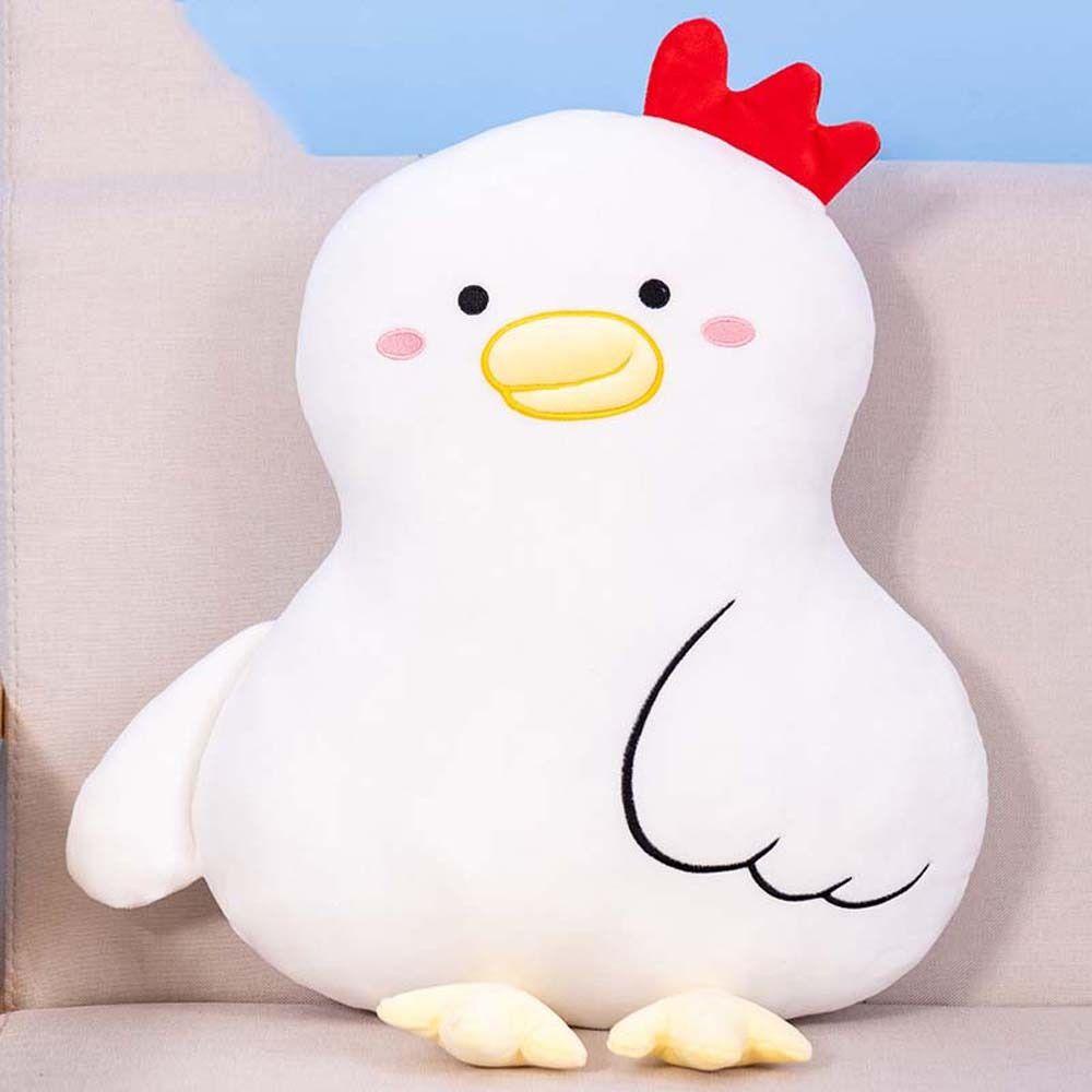 Đồ chơi nhồi bông Mềm Mại Hình Chú Gà Đáng Yêu Trang Trí Nhà Cửa