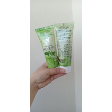 Gel Rửa Mặt Rau Má Trà Xanh Ngừa Mụn Z9 Giúp Sạch Da Ngừa Mụn Hiệu Quả Z77 80g