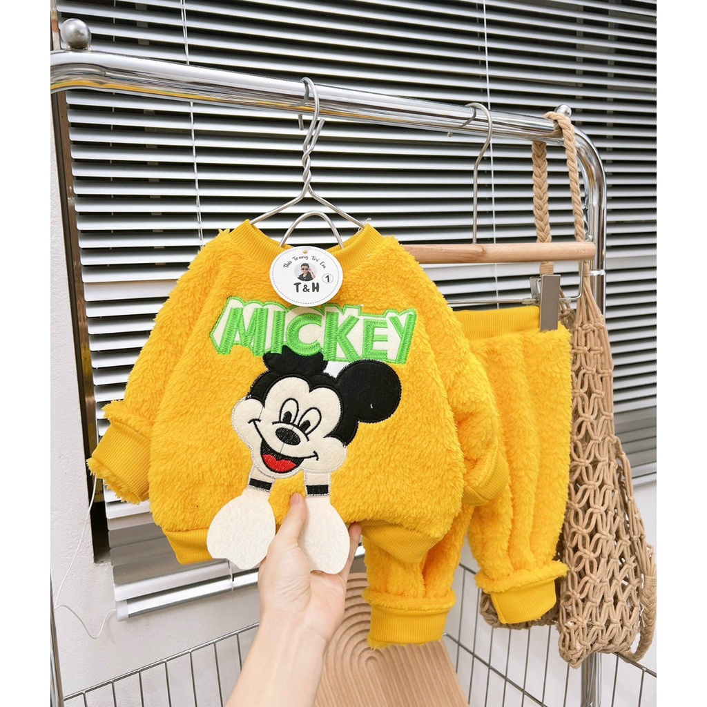 Set micky lông cho bé gái