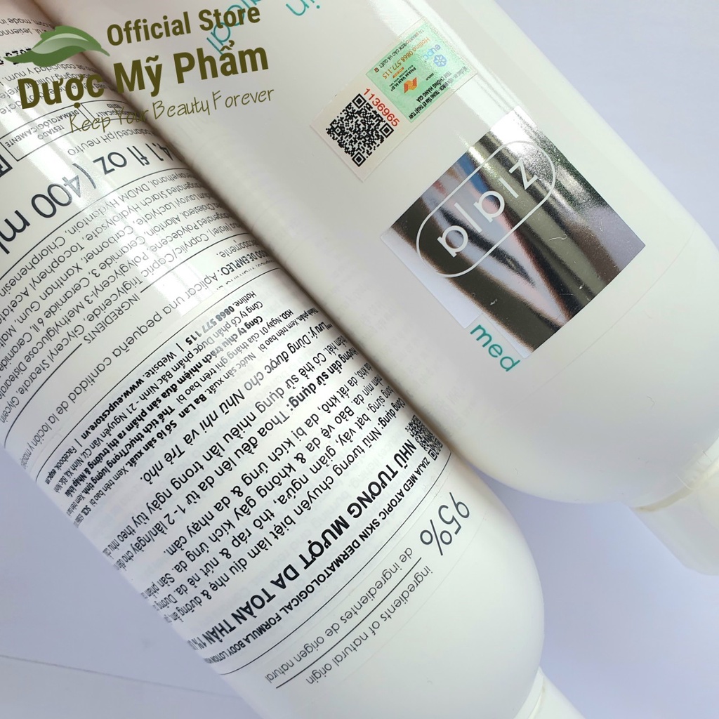 Sữa Tắm Mềm Mịn Da Ziaja Med Atopic Skin Dermatological Formula Bath & Shower Oil Softening 270ml