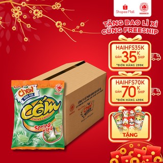 Kẹo chew cốm hải hà túi 100g - 60 túi/thùng