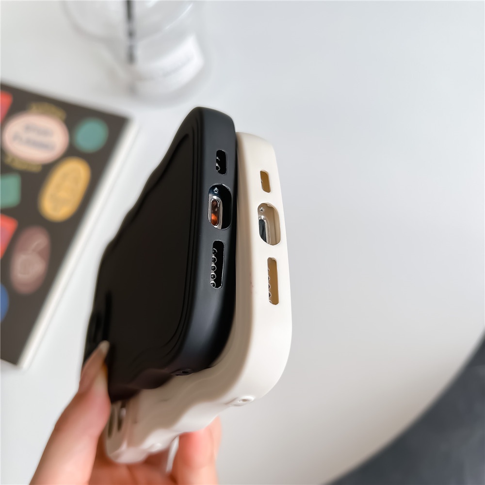 Ốp Điện Thoại TPU Silicon Mềm Chống Sốc Họa Tiết Gợn Sóng Nhiều Màu Sắc Cho Realme 8 8s 9 GT Neo 5G