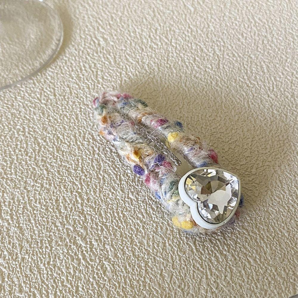 Kẹp Tóc Phủ Lông Phong Cách Retro Đơn Giản Tinh Tế Cho Nữ