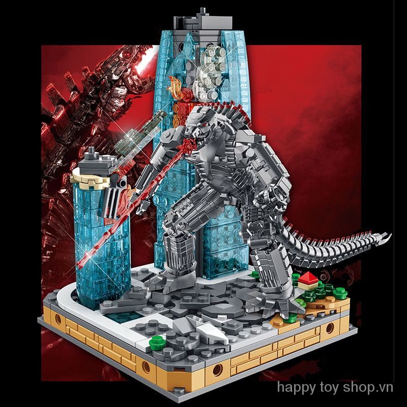 Bộ Đồ Chơi Lắp Ráp Lego Hình Quái Vật Godzilla Cho Bé Trai 8-12 Tuổi