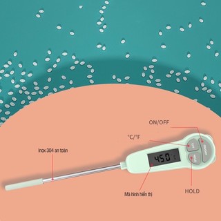 Nhiệt kế đo nước pha sữa Misuta