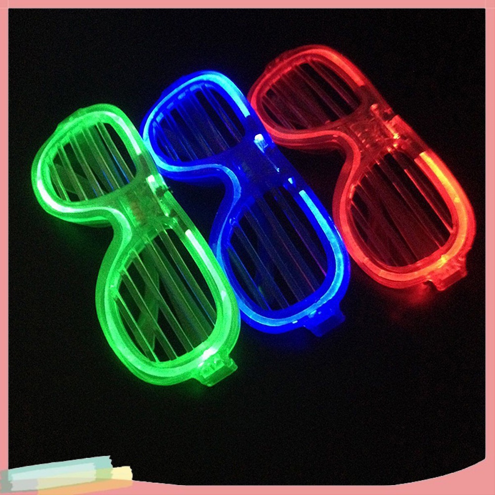 Mắt kính dự tiệc gắn đèn LED với 3 chế độ sáng độc đáo thú vị