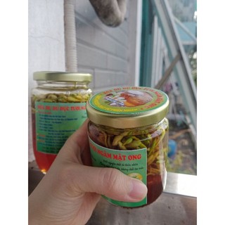 Hoa đu đủ đực tươi ngâm mật ong 380ml