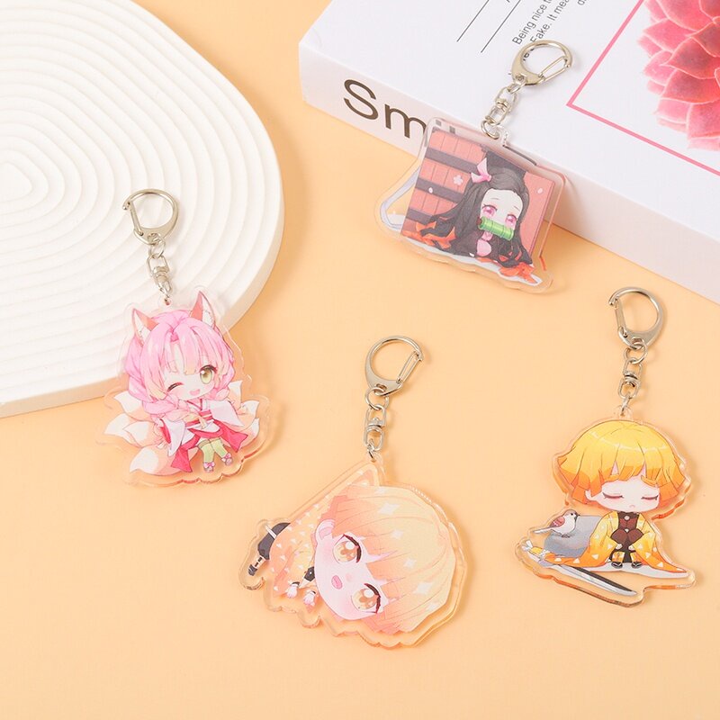 Móc Khóa Acrylic Hình Nhân Vật Anime Demon Slayer: Blade