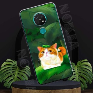 Ốp lưng nokia 7.2 mẫu bst mèo lười tpu